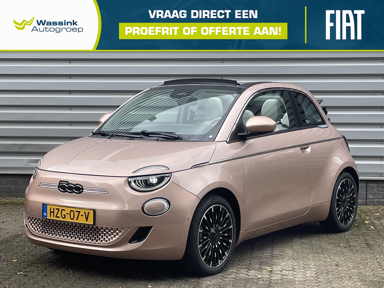 Fiat 500 C - Cabrio 42kWh 118pk Aut La Prima I Navigatie I Camera I Stoelverwarming I Carplay - AutoWereld.nl