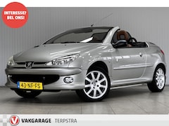 Peugeot 206 CC - 1.6-16V Roland Garros/ 137.000 KM/ Trekhaak/ Elek. Dak/ Leder/ Clima/ Elek. pakket/ Media