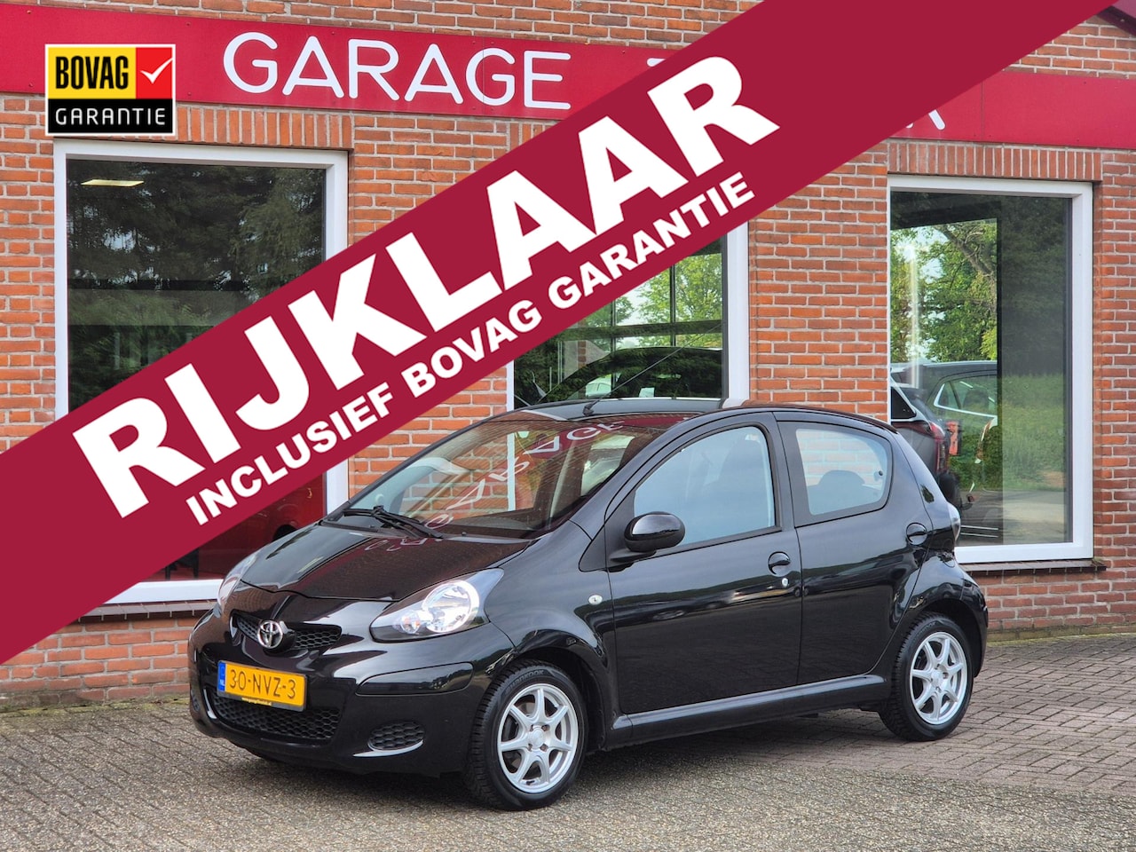 Toyota Aygo - 1.0-12V Comfort 68PK 5drs airco, elektr.ramen, lmv, radio/cd RIJKLAAR - AutoWereld.nl