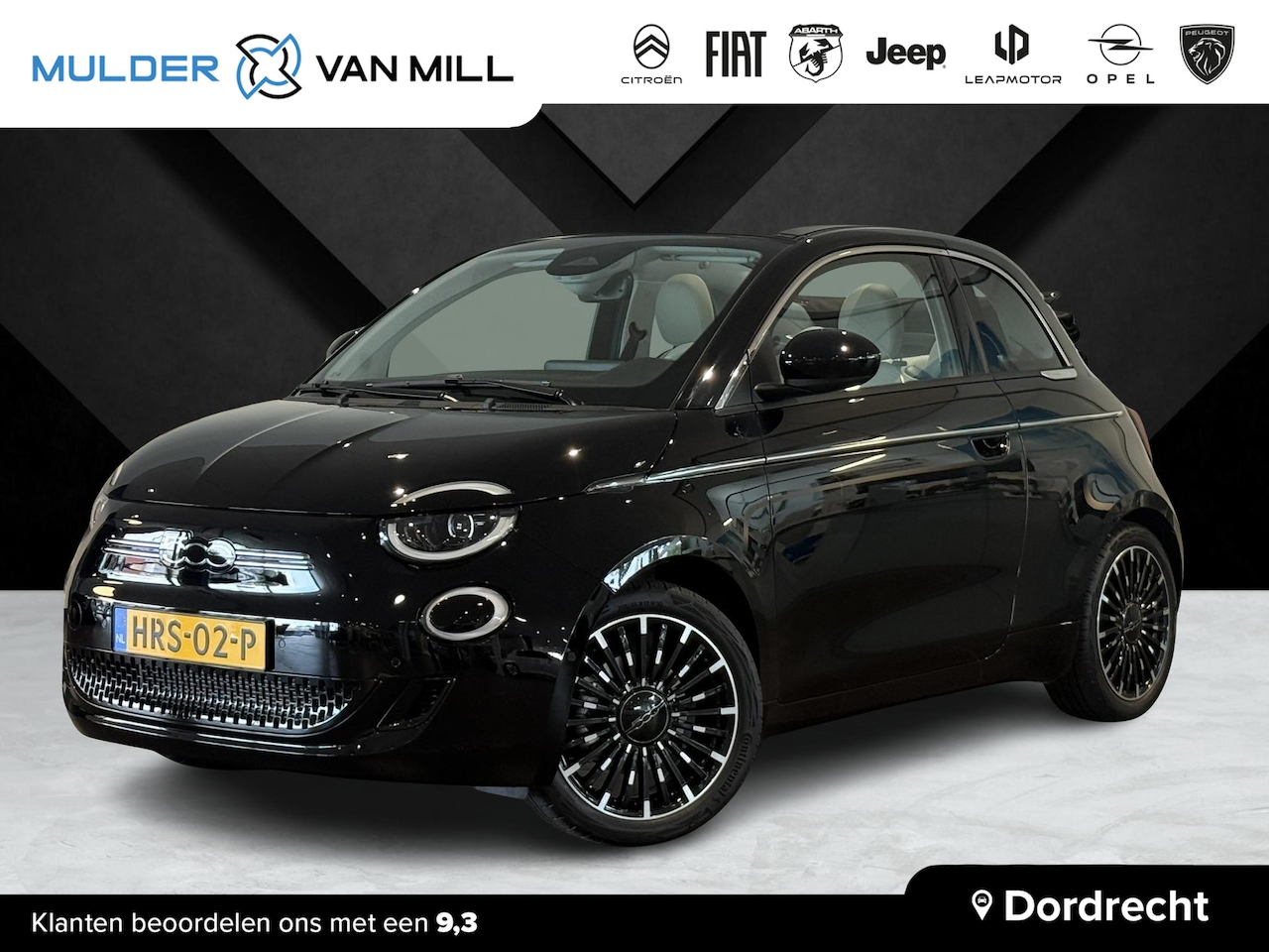 Fiat 500 C - La Prima EV 42kWh 118pk | LEDER | NAVI | CLIMA | PARKEERHULP | APPLE CARPLAY / ANDROID AUT - AutoWereld.nl