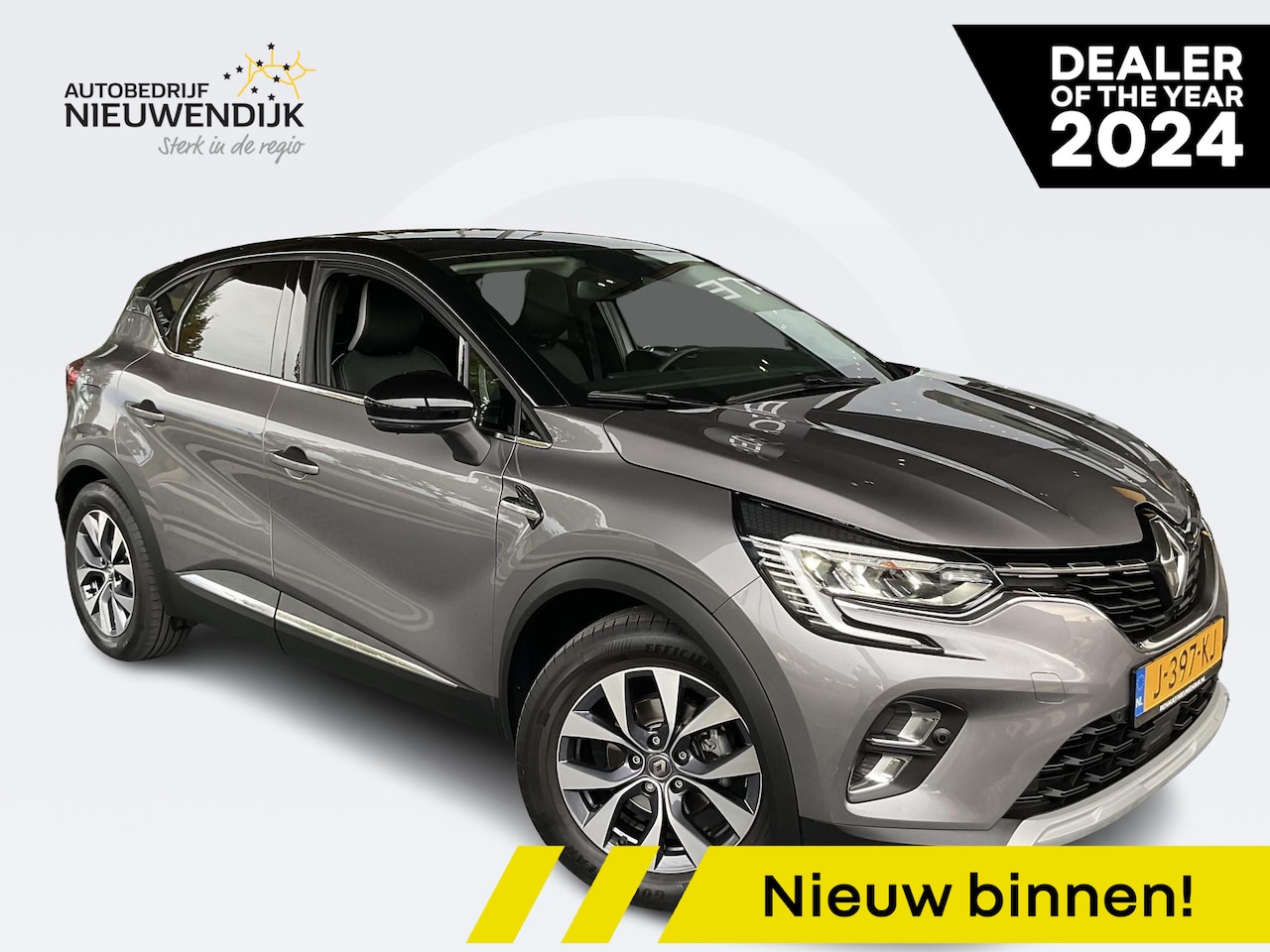 Renault Captur - 1.0 TCe 100 Bi-Fuel Intens TREKHAAK / PARKEERSENSOREN + CAMERA / CLIMATE CONTROL / CRUISE - AutoWereld.nl