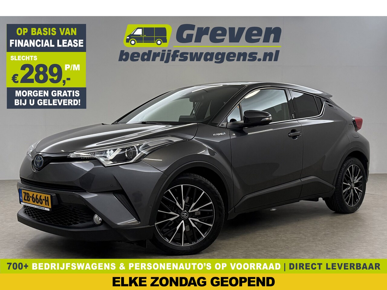 Toyota C-HR - 1.8 Hybrid | 148PK | LED | Camera | Navigatie | Cruise | Parkeersensoren | 18"LMV - AutoWereld.nl