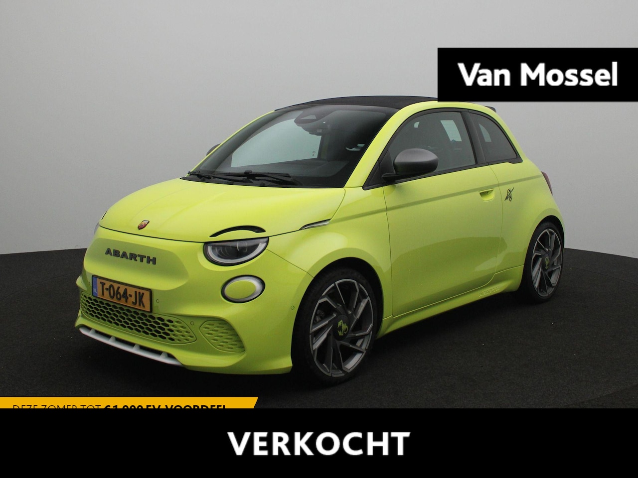 Abarth 500 - 500C Abarth Scorpionissima 42 kWh | Alcantara Sportstoelen | Cabrio | Camera - AutoWereld.nl