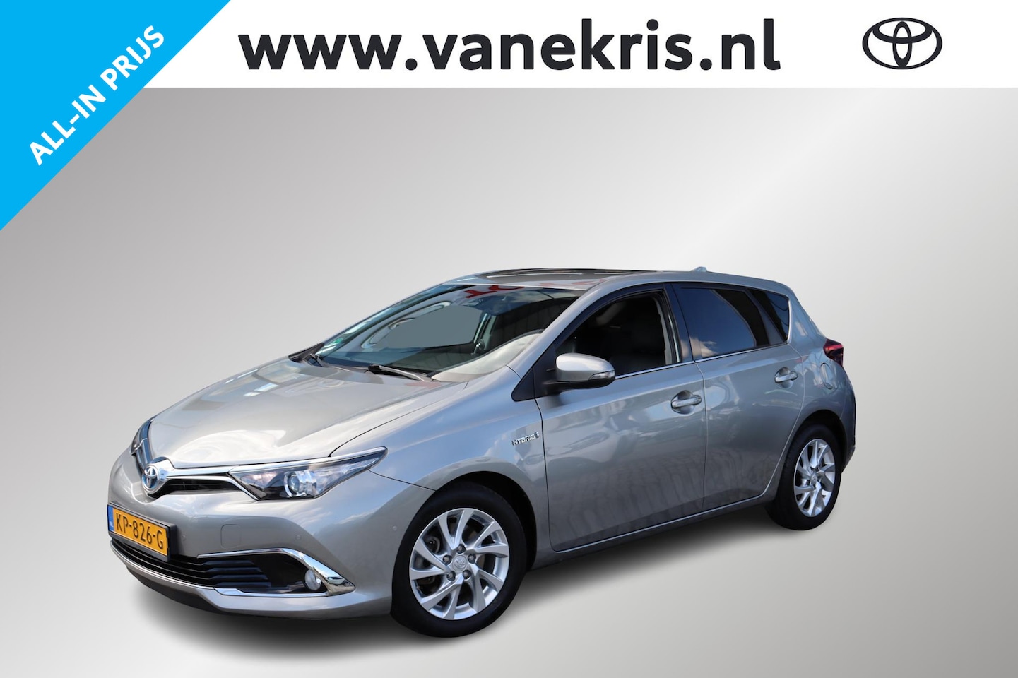 Toyota Auris - 1.8 Hybrid Executive 1.8 Hybrid Executive, Trekhaak, Parkeersensoren, Stoelverwarming. - AutoWereld.nl