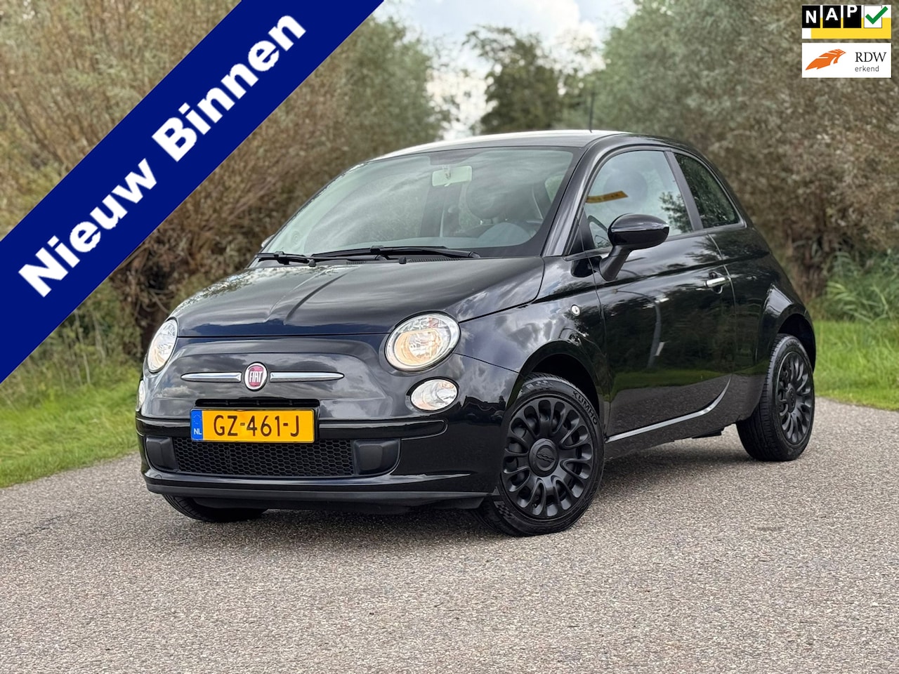 Fiat 500 - 1.0 TwinAir | Airco | Black Edition | slechts 92.481 | 2e Eigenaar | Dealer onderhouden! | - AutoWereld.nl