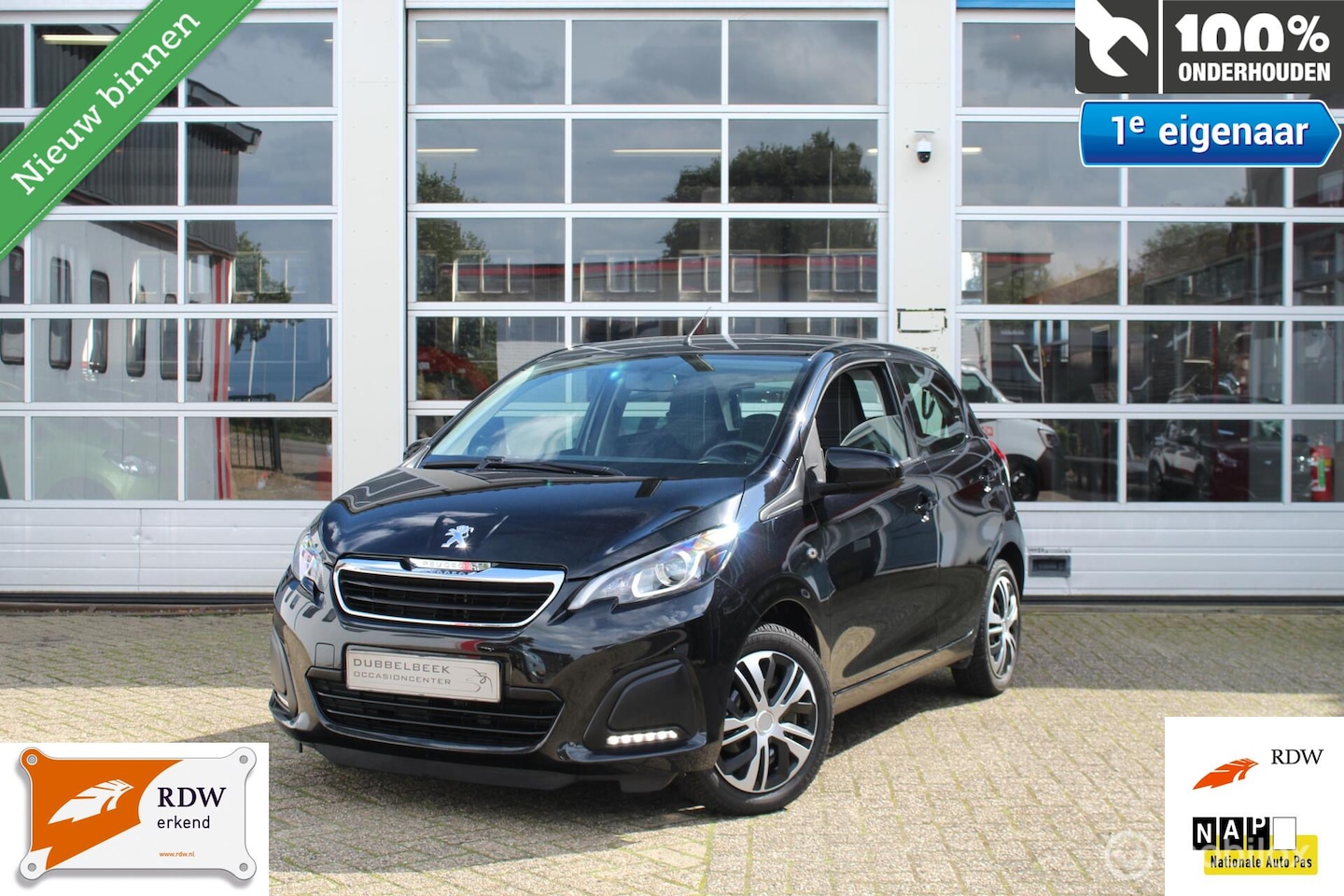 Peugeot 108 - 1.0-12V e-VTI Active-Sport-Exclusive 5-Deurs Nieuw Model AUTOMAAT Airconditioning Ledverli - AutoWereld.nl