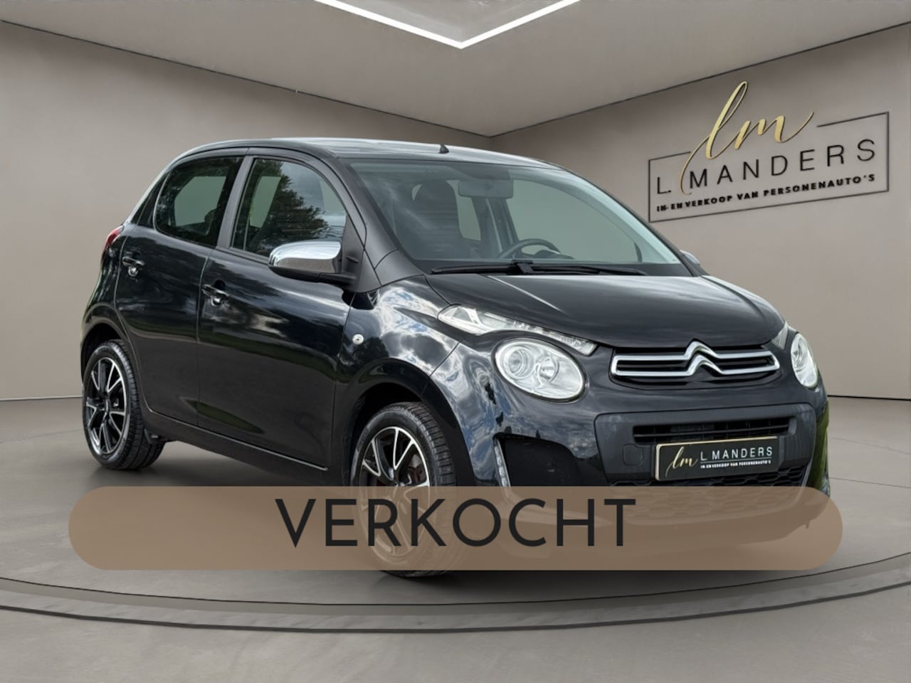 Citroën C1 - 1.0 e-VTi Selection 2016 ZWART | Airco | 5-deurs | Benzine | NL - AutoWereld.nl