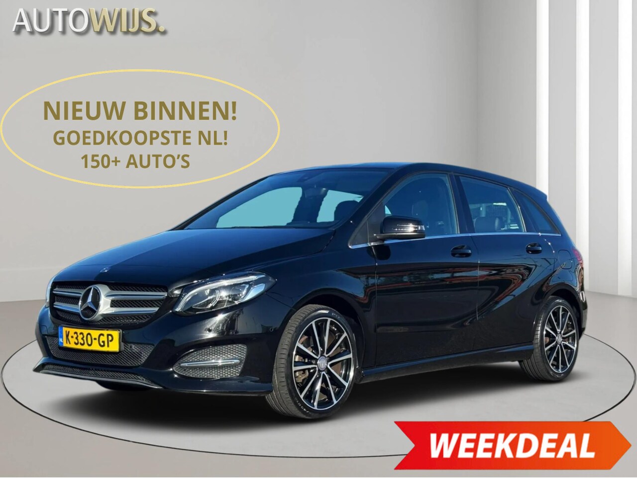 Mercedes-Benz B-klasse - 200 Ambition|FACELIFT|NAVI|Stoelverw|LM-VELG|GOED ONDERHOUDEN - AutoWereld.nl