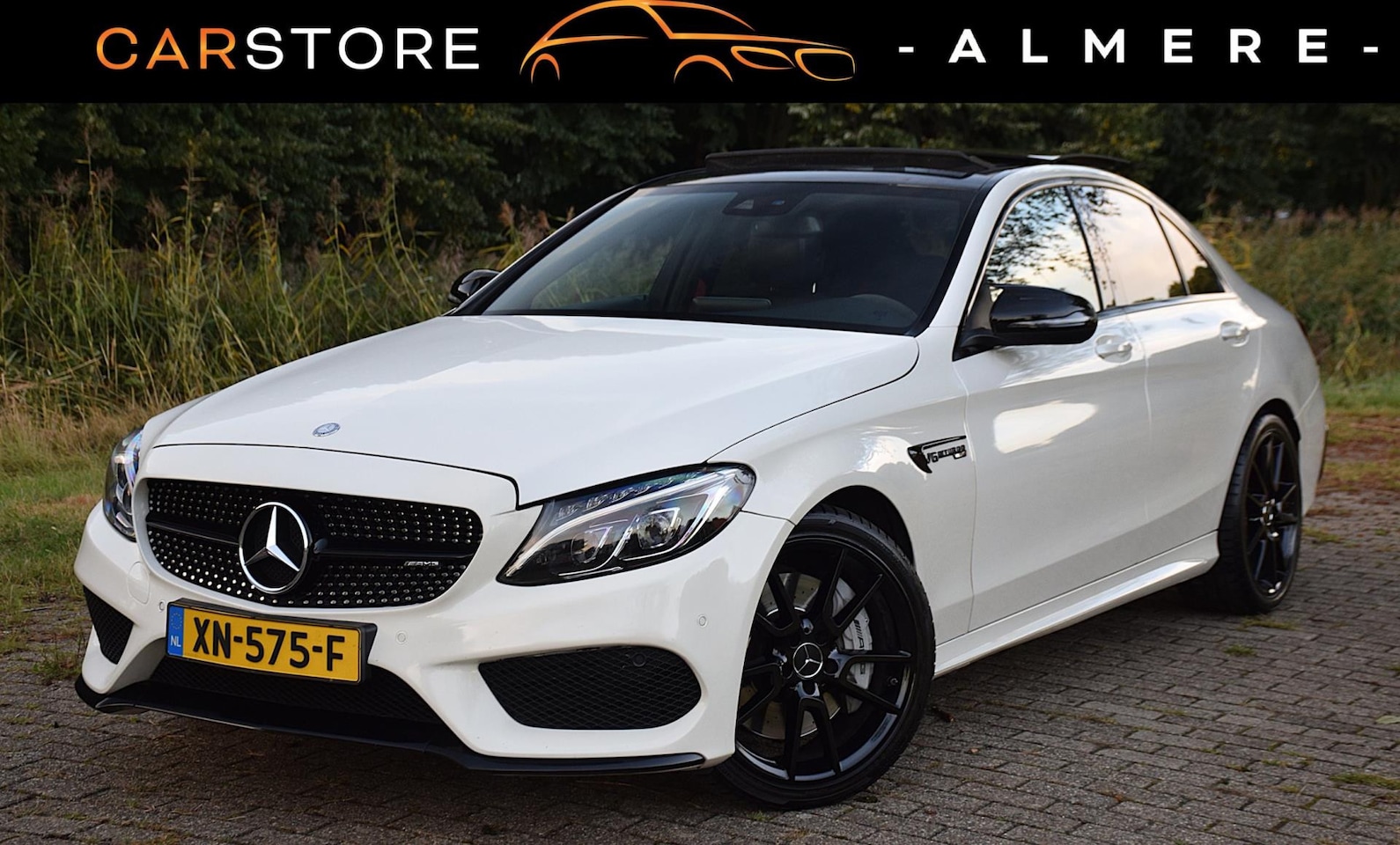 Mercedes-Benz C-klasse - AMG 43 4MATIC*Pano*Burmester*Camera*2016*146Dkm* - AutoWereld.nl
