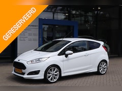 Ford Fiesta - 125PK SPORT HALFLEDER CLIMA BLUETOOTH PARK-SENSOREN 17" LM-VELGEN STOEL/VOORRUITVERW. CRUI