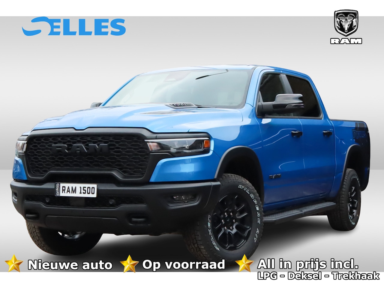 Dodge Ram 1500 - 2025 3.0L HURRICANE REBEL | BPM VRIJ | LPG | DEKSEL | NIEUW | Panoramadak | - AutoWereld.nl