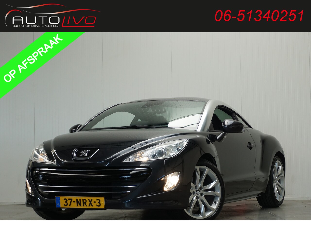 Peugeot RCZ - 1.6 THP Limited Edition XENON LEER JBL NAVI CRUISE etc. - AutoWereld.nl