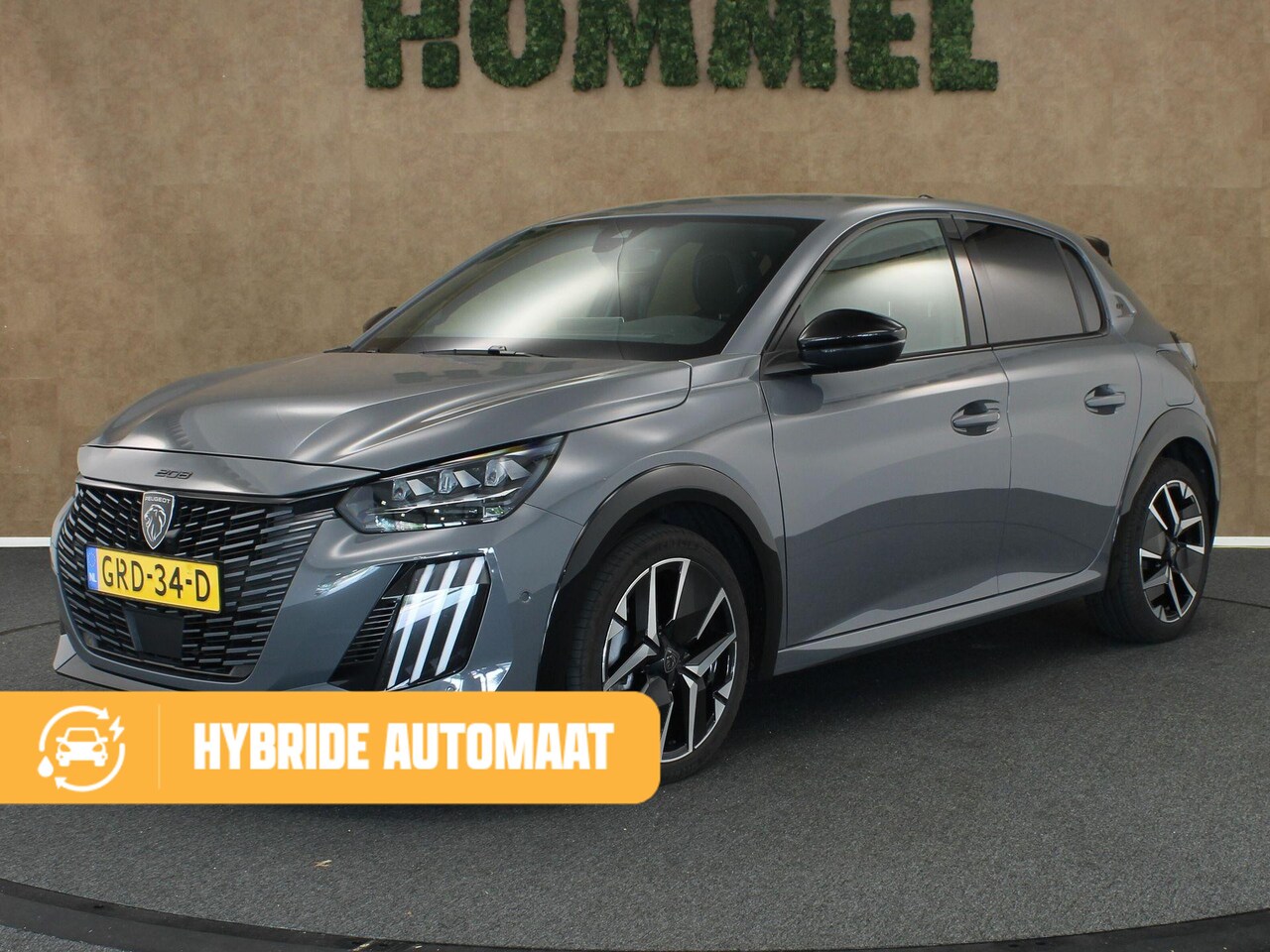 Peugeot 208 - Hybrid 100 e-DCS6 GT - ORIGINEEL NEDERLANDSE AUTO - PARKEERSENOSREN VOOR EN ACHTER - 3D CO - AutoWereld.nl