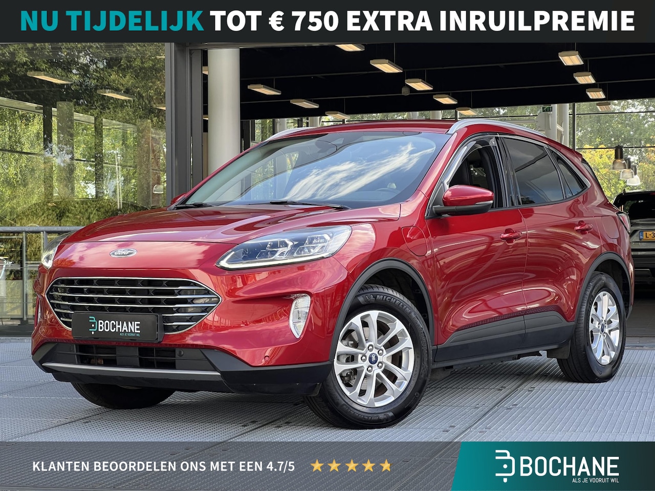 Ford Kuga - 2.5 PHEV Titanium 225PK | Trekhaak | Navigatie | Achteruitrijcamera - AutoWereld.nl