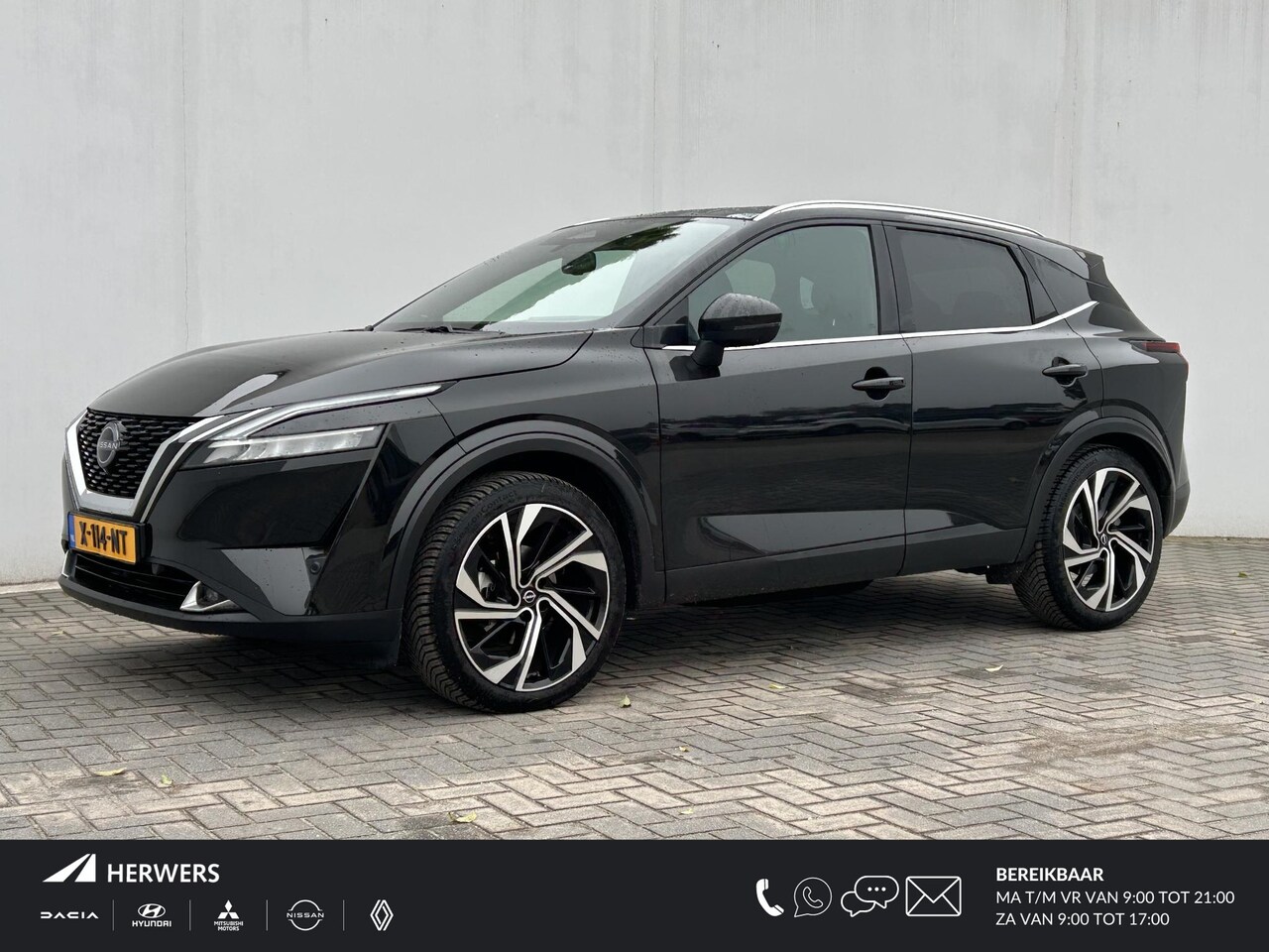 Nissan Qashqai - 1.3 MHEV Xtronic Tekna Plus / Trekhaak (1.800 KG ) / All season banden / Panoramadak / Ele - AutoWereld.nl