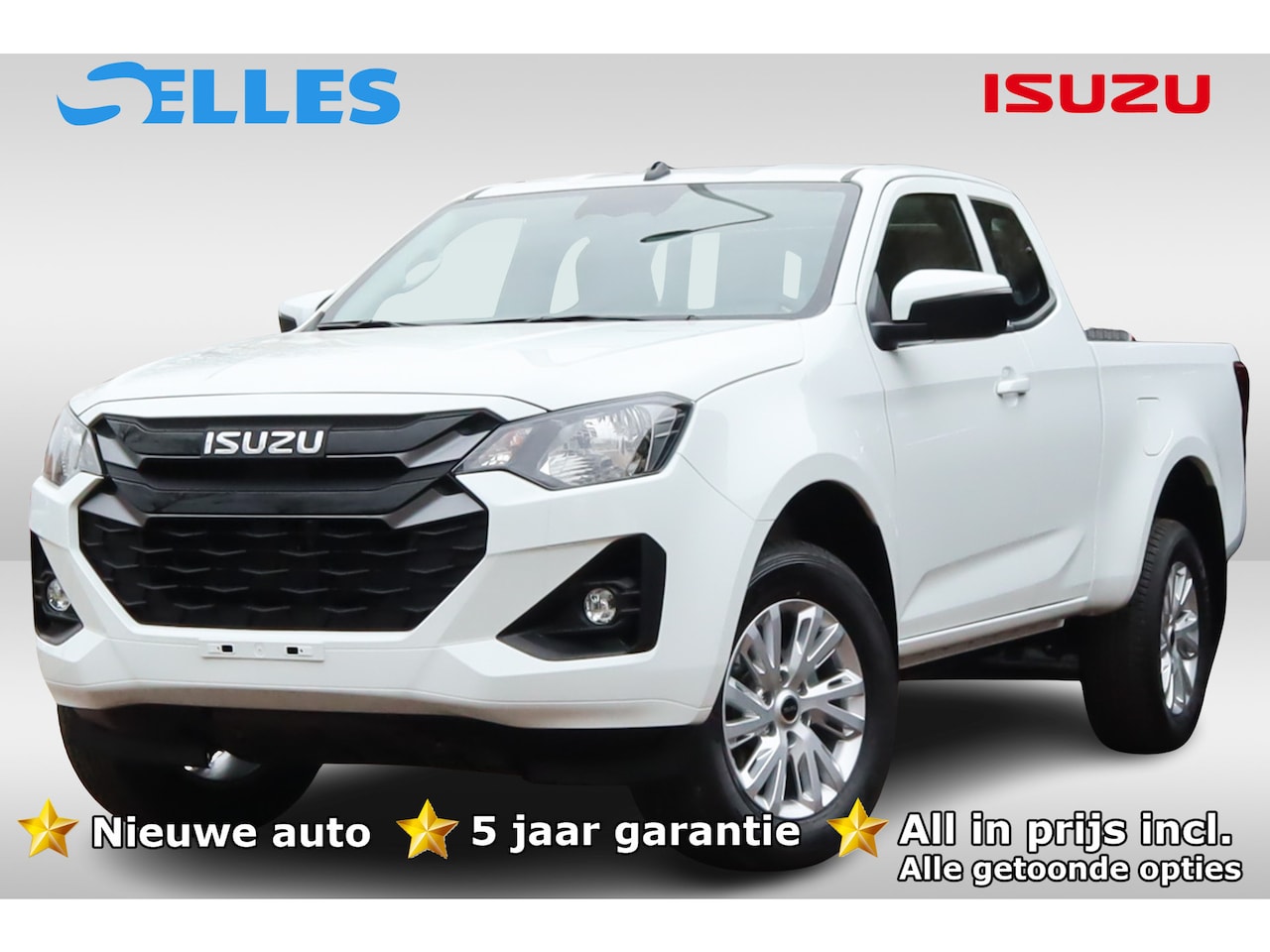 Isuzu D-Max - 4WD Extended Cab LS | BPM VRIJ | Nieuw | Automaat | All-in prijs | Apple Carplay - AutoWereld.nl