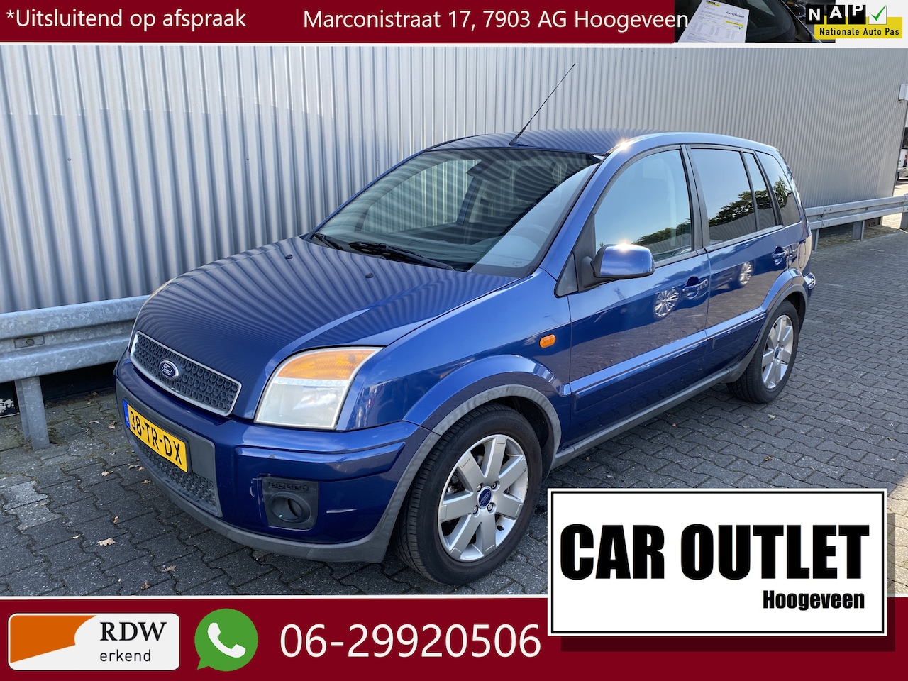 Ford Fusion - 1.6-16V Futura Clima, LM, Trekh, – Inruil Mogelijk – - AutoWereld.nl