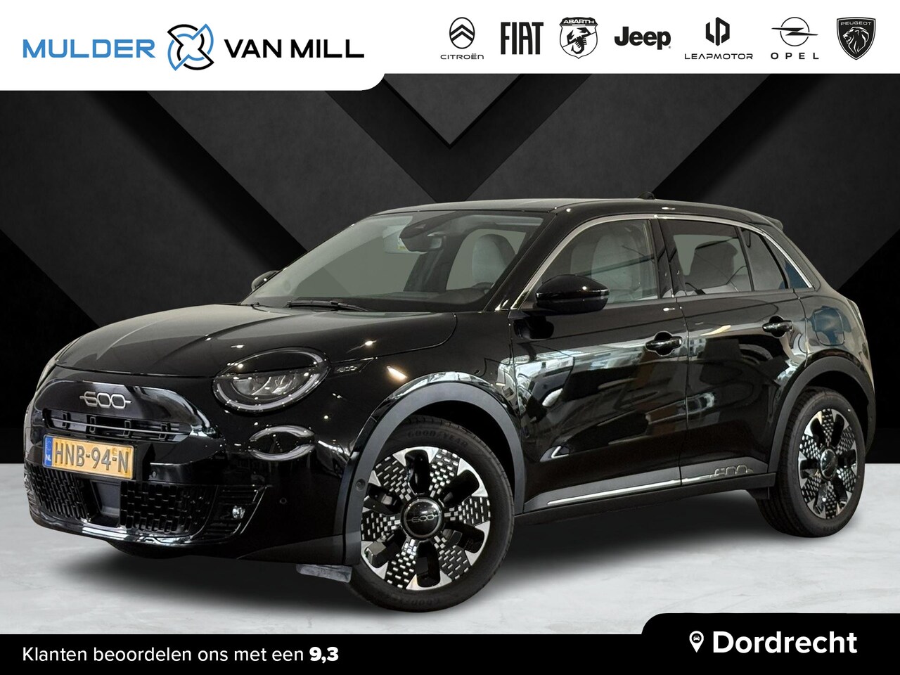 Fiat 600e - La Prima EV 54kWh 156pk | LEDER | NAVI | MASSAGE | VERW. VOORSTOELEN | CLIMA | CAMERA | - AutoWereld.nl