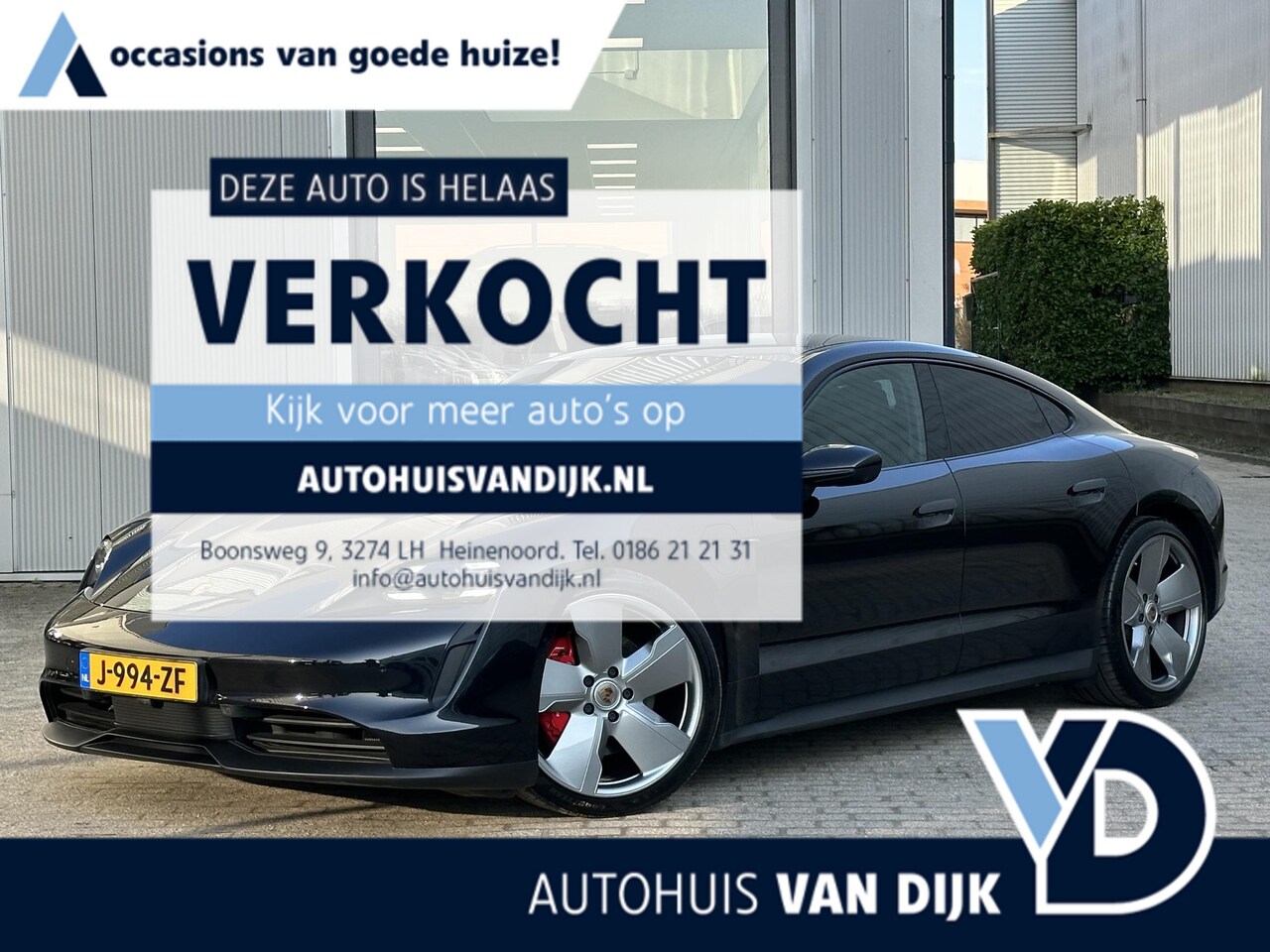 Porsche Taycan - 4S Performance 84 kWh | NL-Auto/1e eign./Pano-Dak/Warmtepomp/21-inch/Keyless - AutoWereld.nl