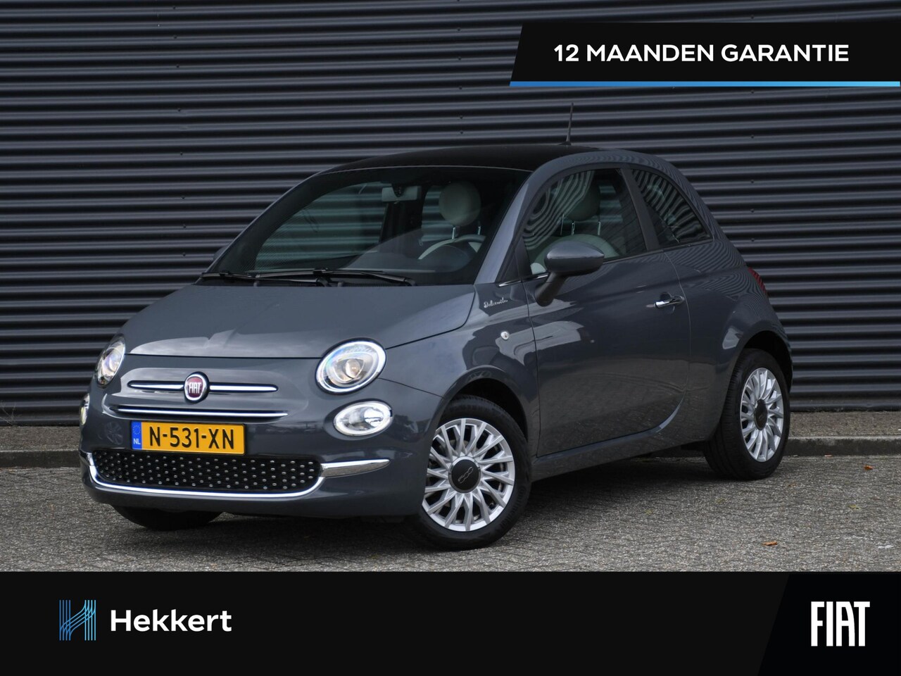 Fiat 500 - DolceVita 1.0 Hybrid 70pk PANO-DAK | CRUISE | USB | DAB | 15''LM - AutoWereld.nl