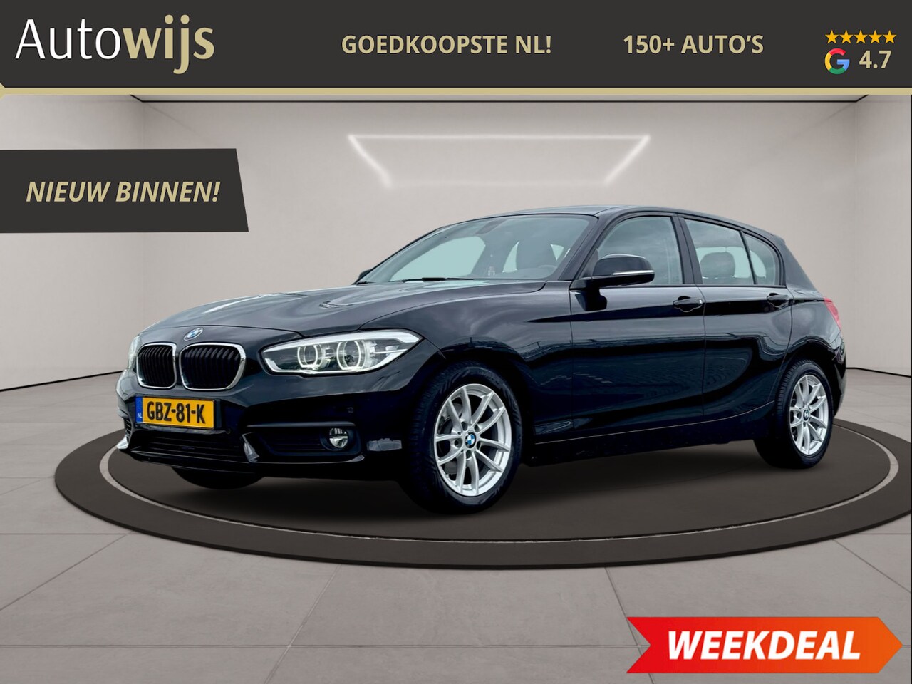 BMW 1-serie - 116i Corporate Lease Executive|LED|Facelift|Navi - AutoWereld.nl