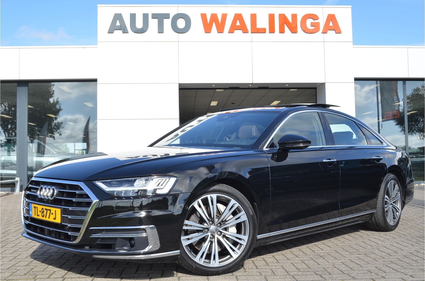 Audi A8 - 55 TFSI quattro Pro Line Plus €165k NP | Achterasbesturing | Schermen achter | Softclose | - AutoWereld.nl