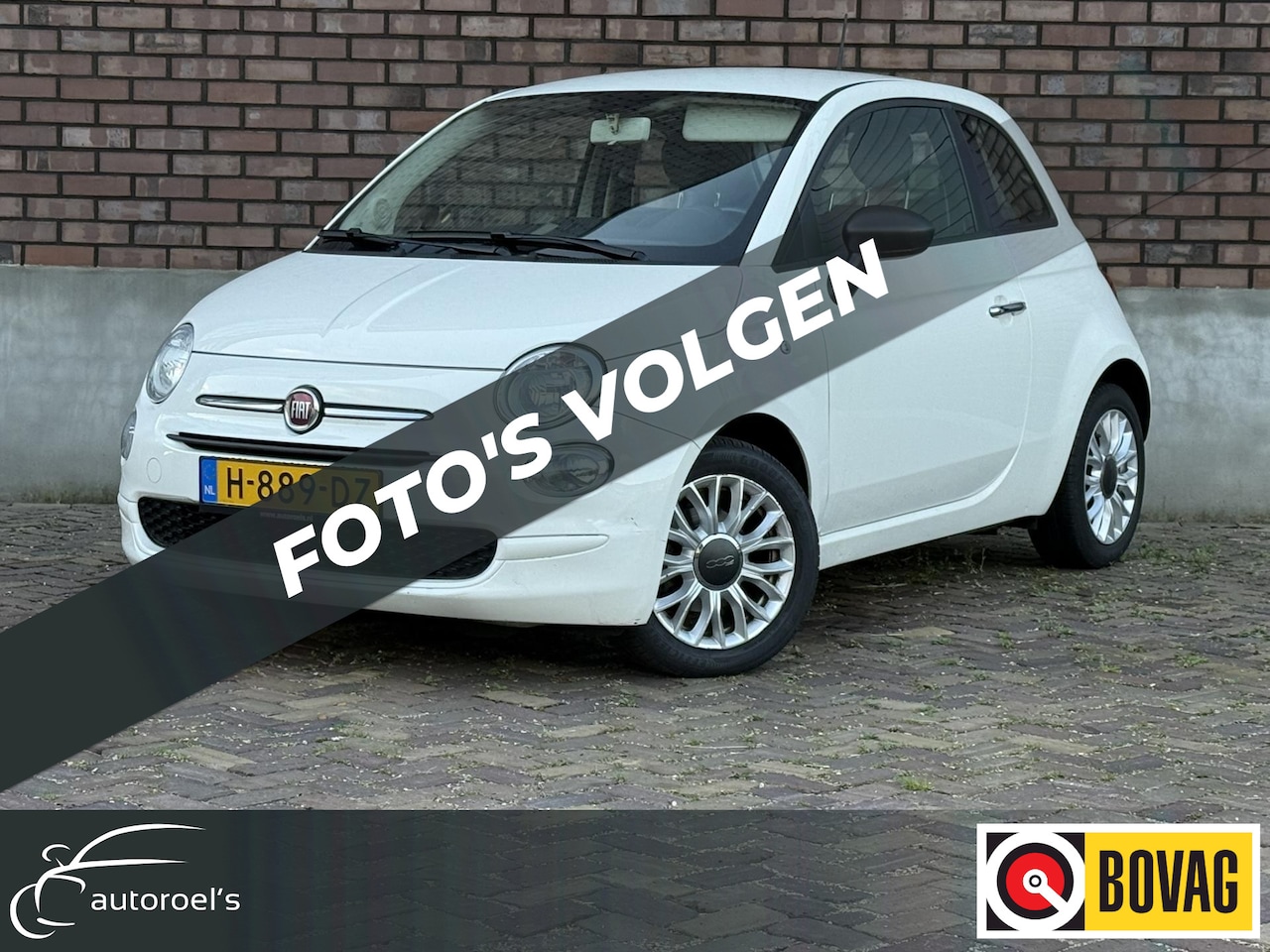 Fiat 500 - 1.2 Young / Navigatie / 4-Cilinders / 1e Eigenaar / Cruise Control / Rekeningen onderhoud - AutoWereld.nl