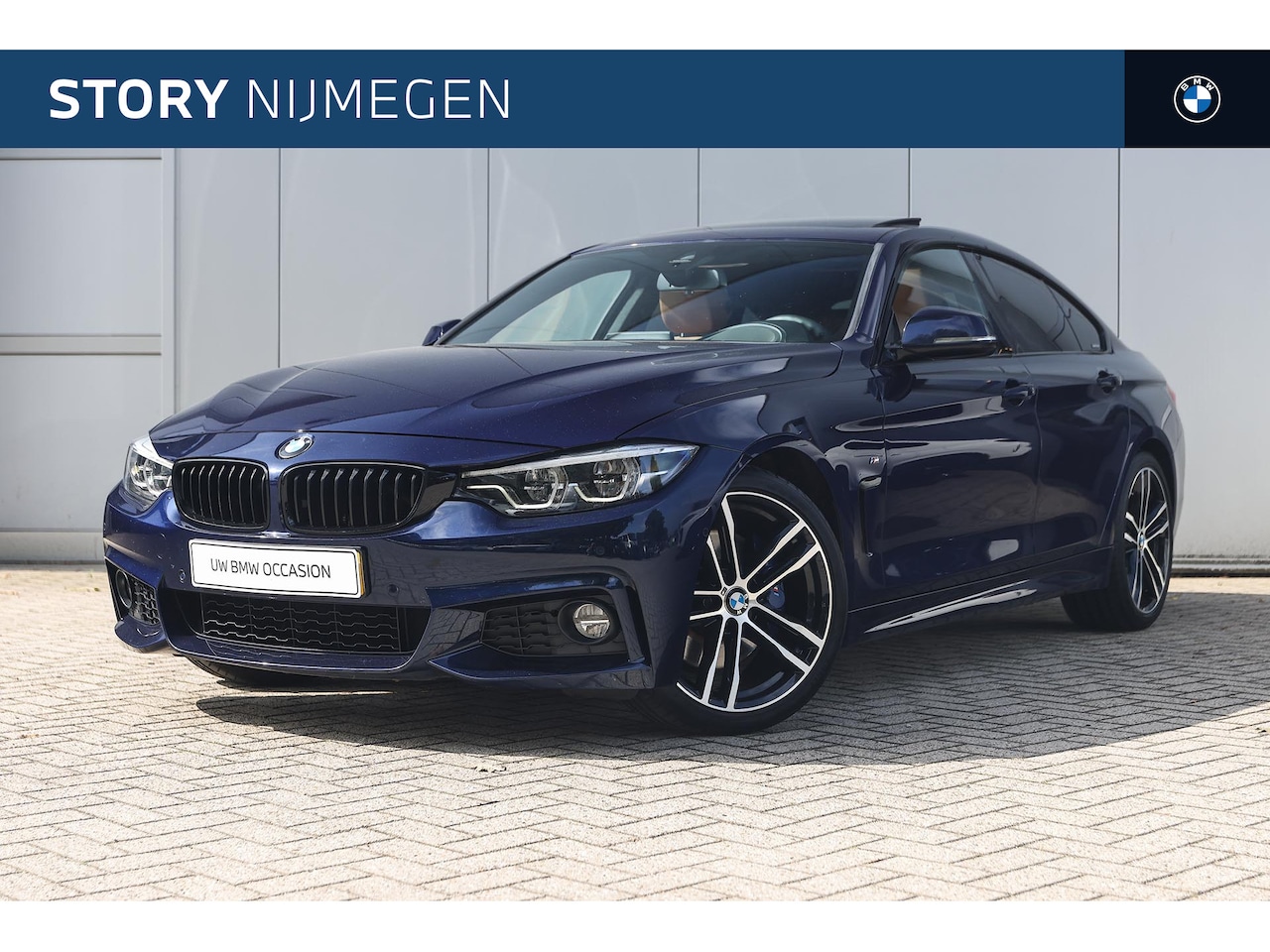 BMW 4-serie Gran Coupé - 420i High Executive M Sport Automaat /  Schuif-kanteldak / Sportstoelen / Achteruitrijcame - AutoWereld.nl