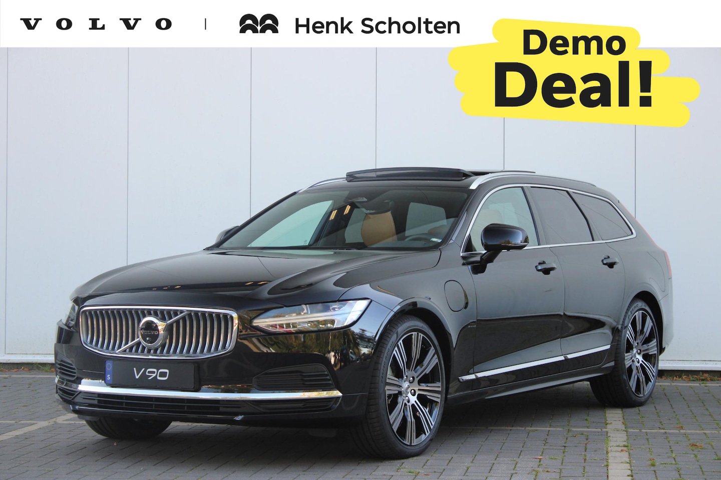 Volvo V90 - T6 Automaat Recharge AWD Plus Bright | Demo Deal | Adaptieve Cruise Control met Pilot Assi - AutoWereld.nl