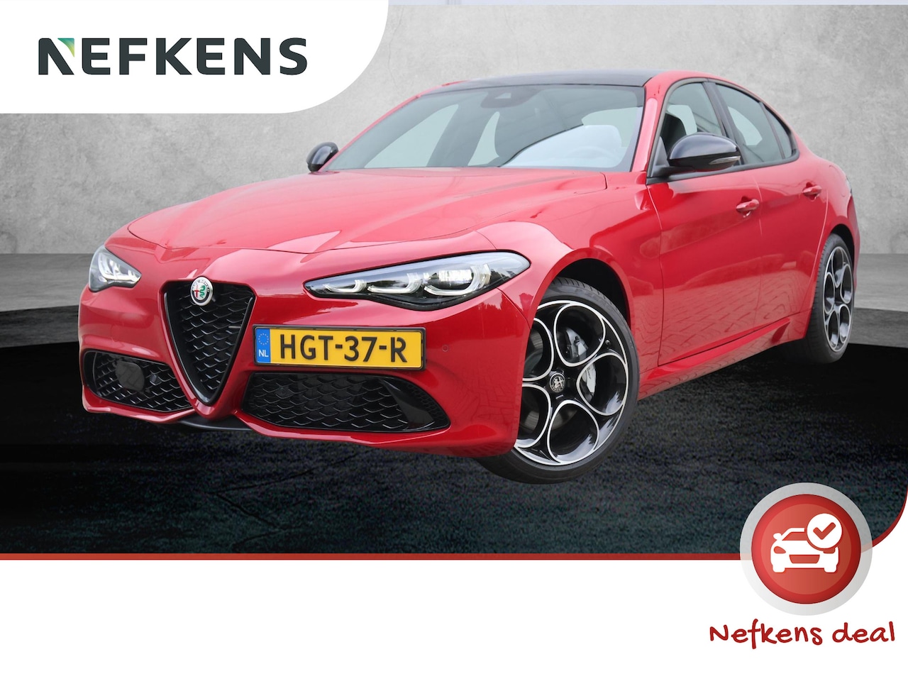 Alfa Romeo Giulia - 2.0 280pk GME AWD Sprint | Schuifdak | Lederen Bekleding | Stoel en Stuur Verwarming | Har - AutoWereld.nl