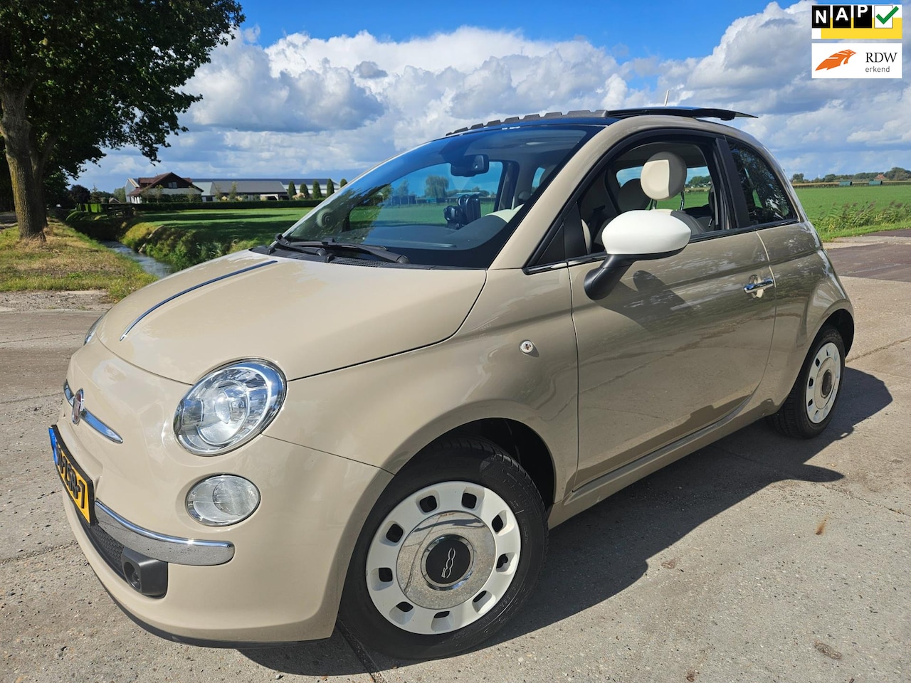 Fiat 500 - 0.9 TwinAir Color Therapy/ automaat/ clima/ panoramadak/ bj 2013 - AutoWereld.nl