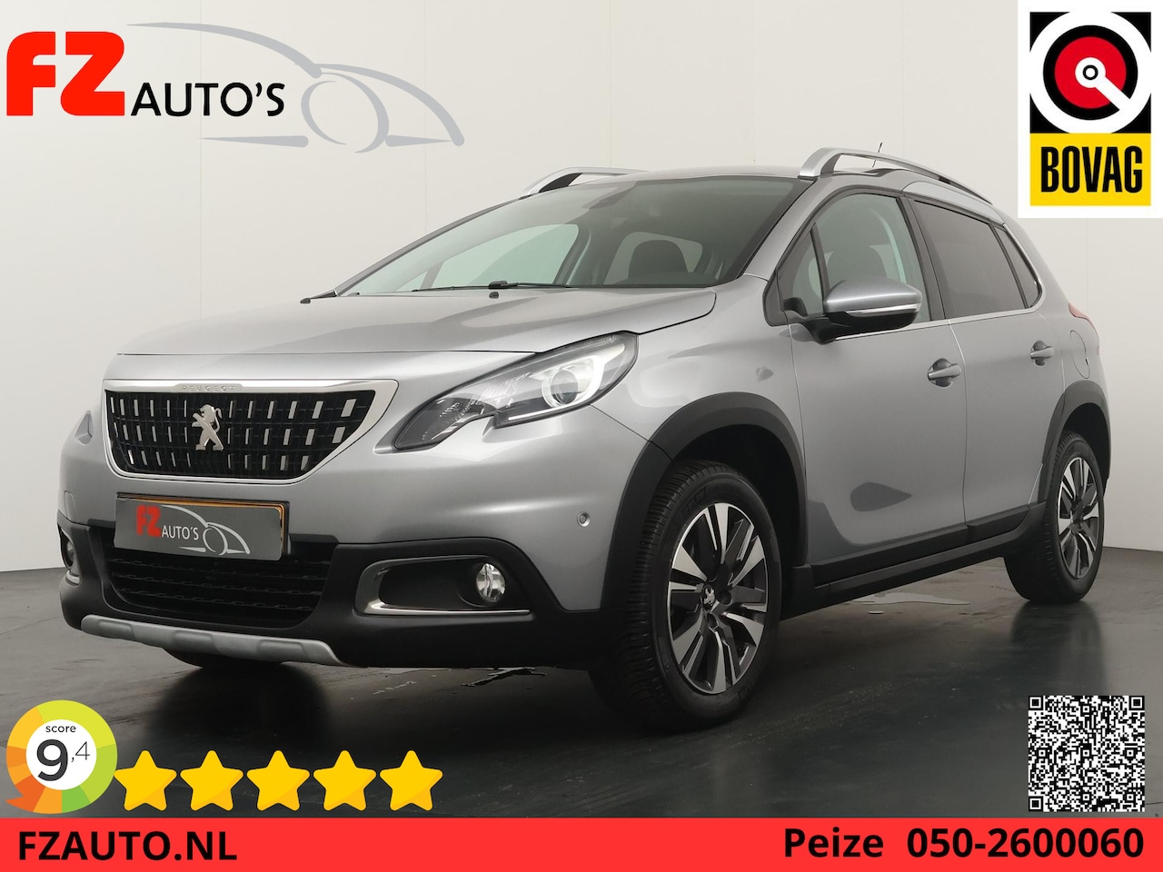 Peugeot 2008 - 1.2 PureTech Allure - 21.284 KM - Automaat - Hoge instap - Metallic - AutoWereld.nl