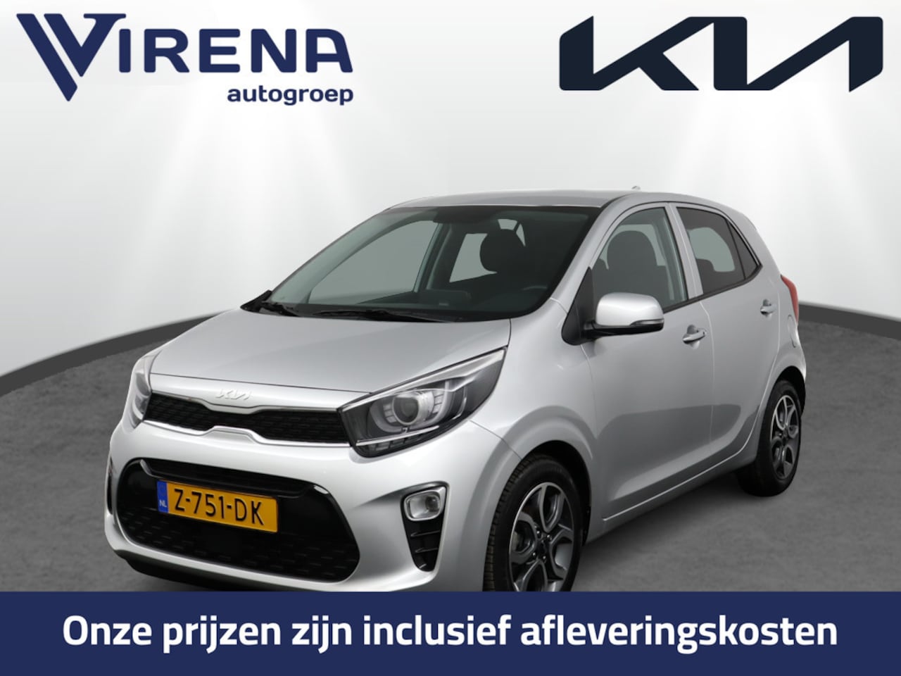 Kia Picanto - 1.0 DPi DynamicPlusLine Airco - Apple Carplay/Android Auto - Cruise Control - Climate Cont - AutoWereld.nl