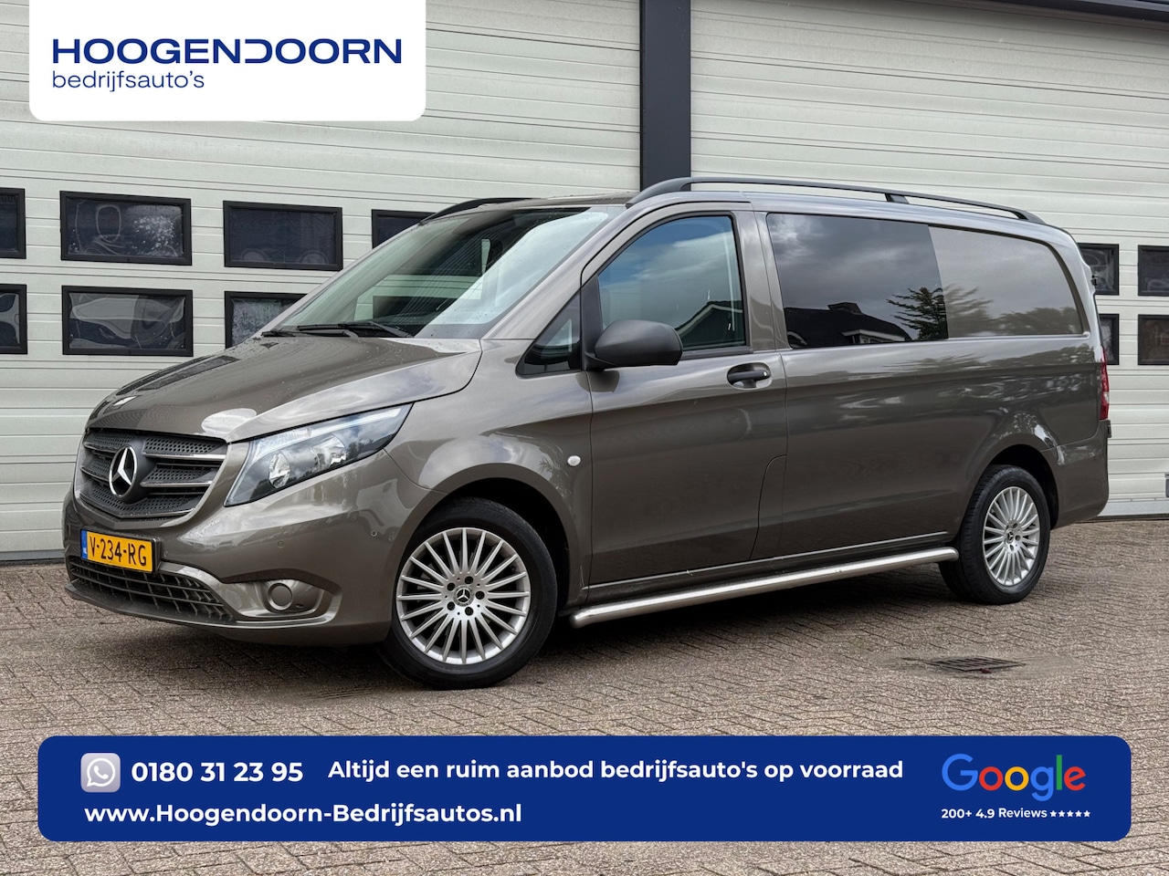 Mercedes-Benz Vito - 114 CDI Automaat Euro 6 - L2 Lang - DC 5 Pers. - 1ste Eigenaar NL Auto - AutoWereld.nl