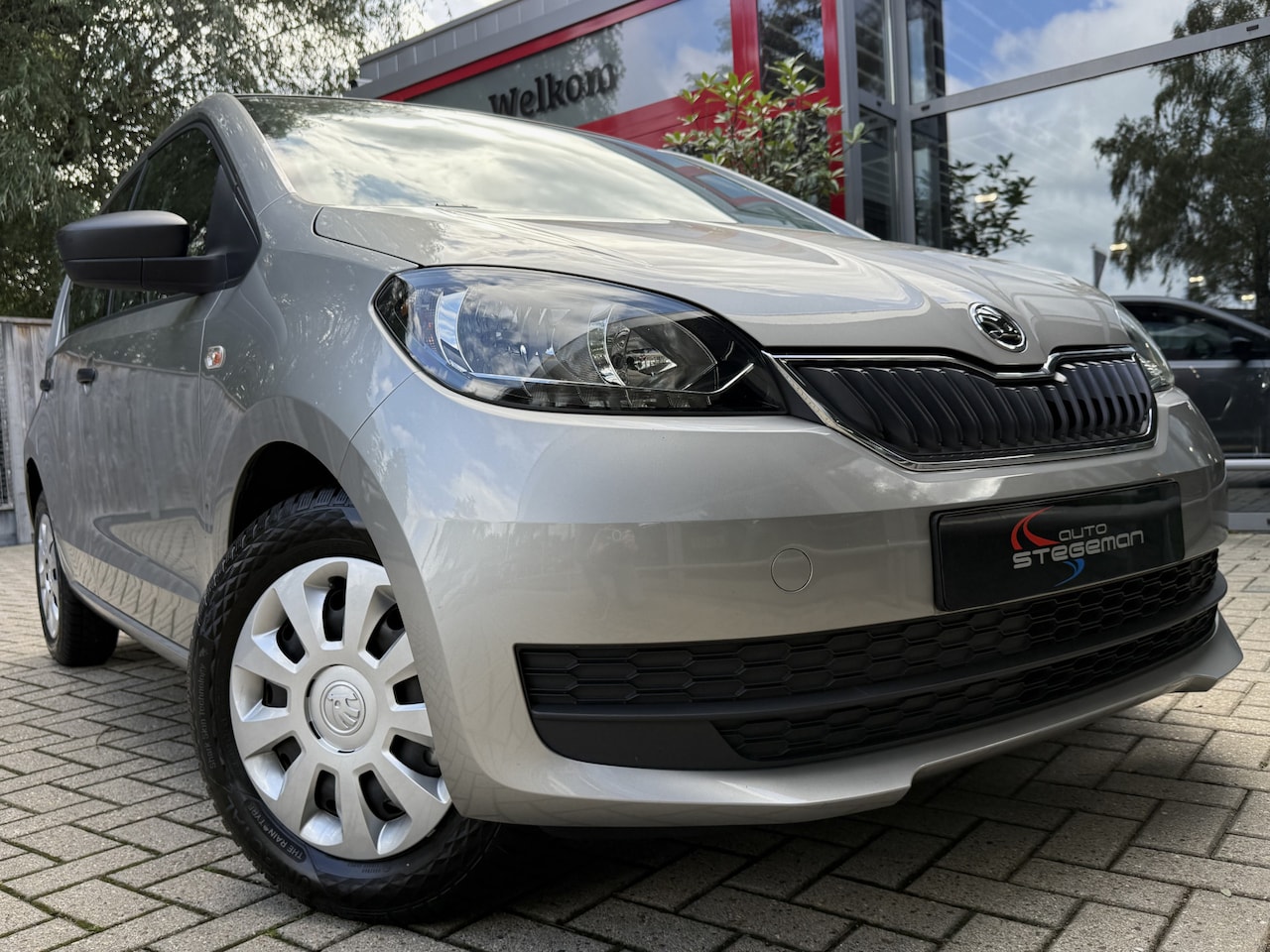 Skoda Citigo - 1.0 5 DEURS GREENTECH *!* AIRCO/ STOELVERWARMING/ LED/ AUDIO *!* - AutoWereld.nl