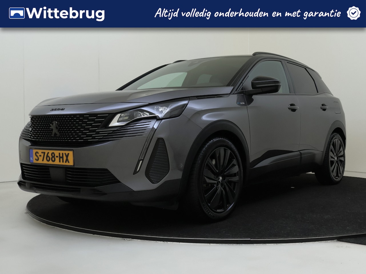 Peugeot 3008 - 1.6 HYbrid 225PK GT | Schuif/kantel dak | Comfort stoelen | Adaptive cruise | Black Pack | - AutoWereld.nl