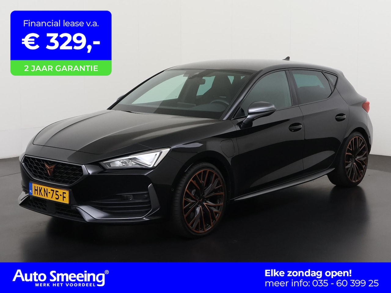 CUPRA Leon - 1.4 e-Hybrid VZ Business PHEV Black | Carplay | Adaptief Cruise | Navigatie | Zondag Open! - AutoWereld.nl