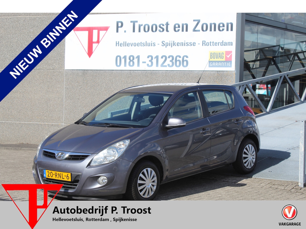 Hyundai i20 - 1.4i i-Motion *Automaat*Airco/Radio-CD speler/Multifunctioneel stuurwiel/Elektrische ramen - AutoWereld.nl