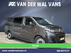 Citroën Jumpy - 2.0 BlueHDI *MARGE, GEEN BTW* 123pk L3H1 Dubbele cabine Euro6 Airco | 6-Zits | 2x Zijdeur