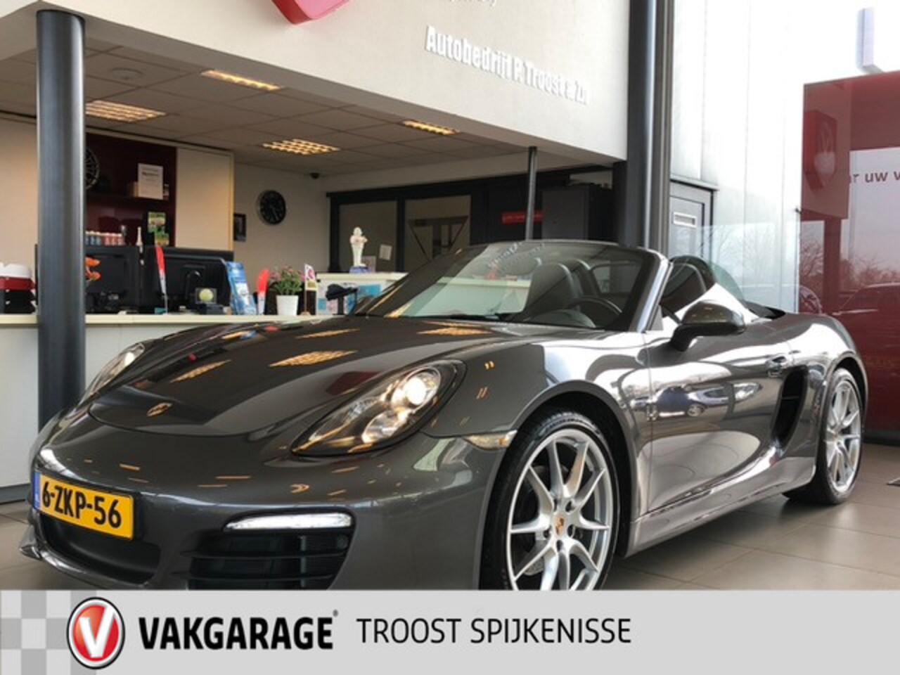 Porsche Boxster - 2.7 PDK Automaat/NL Auto/Lederen Sportstoelen+Stoelverwarming/20" Wielen/Navigatie/Climate - AutoWereld.nl