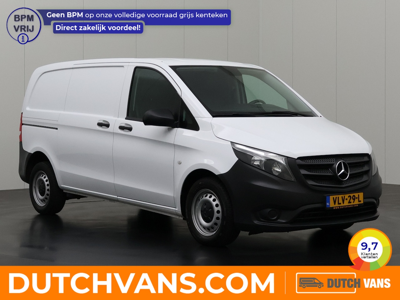 Mercedes-Benz Vito - 110CDI Achterklep | Multimedia | Airco | Betimmering | 3-Persoons - AutoWereld.nl