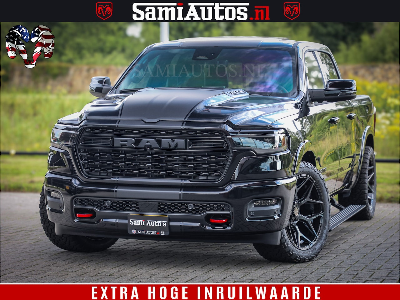 Dodge Ram 1500 - Limited Night H.O 540HP 706Nm | Massage + Full Option | De Meest Luxe en Volle Pick-Up in - AutoWereld.nl