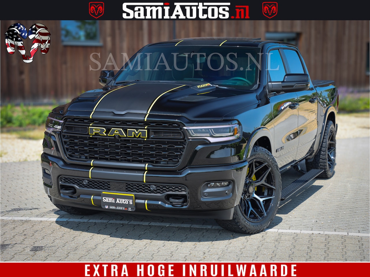 Dodge Ram 1500 - Limited Night H.O 540HP 706Nm | Massage + Full Option | De Meest Luxe en Volle Pick-Up in - AutoWereld.nl
