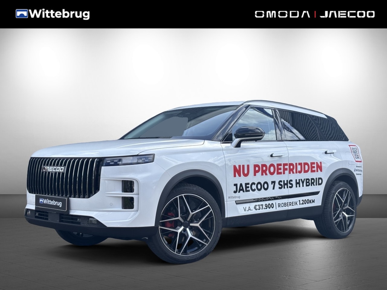 Jaecoo 7 - 1.5 GDI Exclusive 20 Inch velgen met 1500 KG trekgewicht, 1200 KM RANGE Navigatie, Elektri - AutoWereld.nl