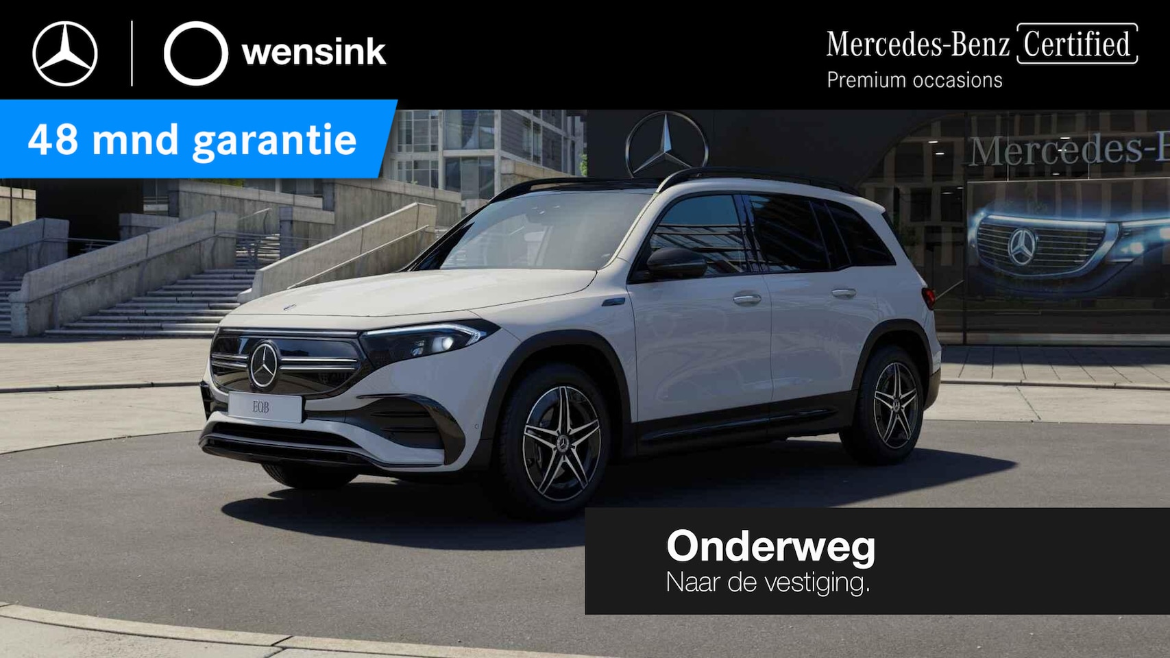 Mercedes-Benz EQB - 250 AMG Line 67 kWh | Rijassistentiepakket | Panoramadak | Headup | Lederen bekleding | St - AutoWereld.nl