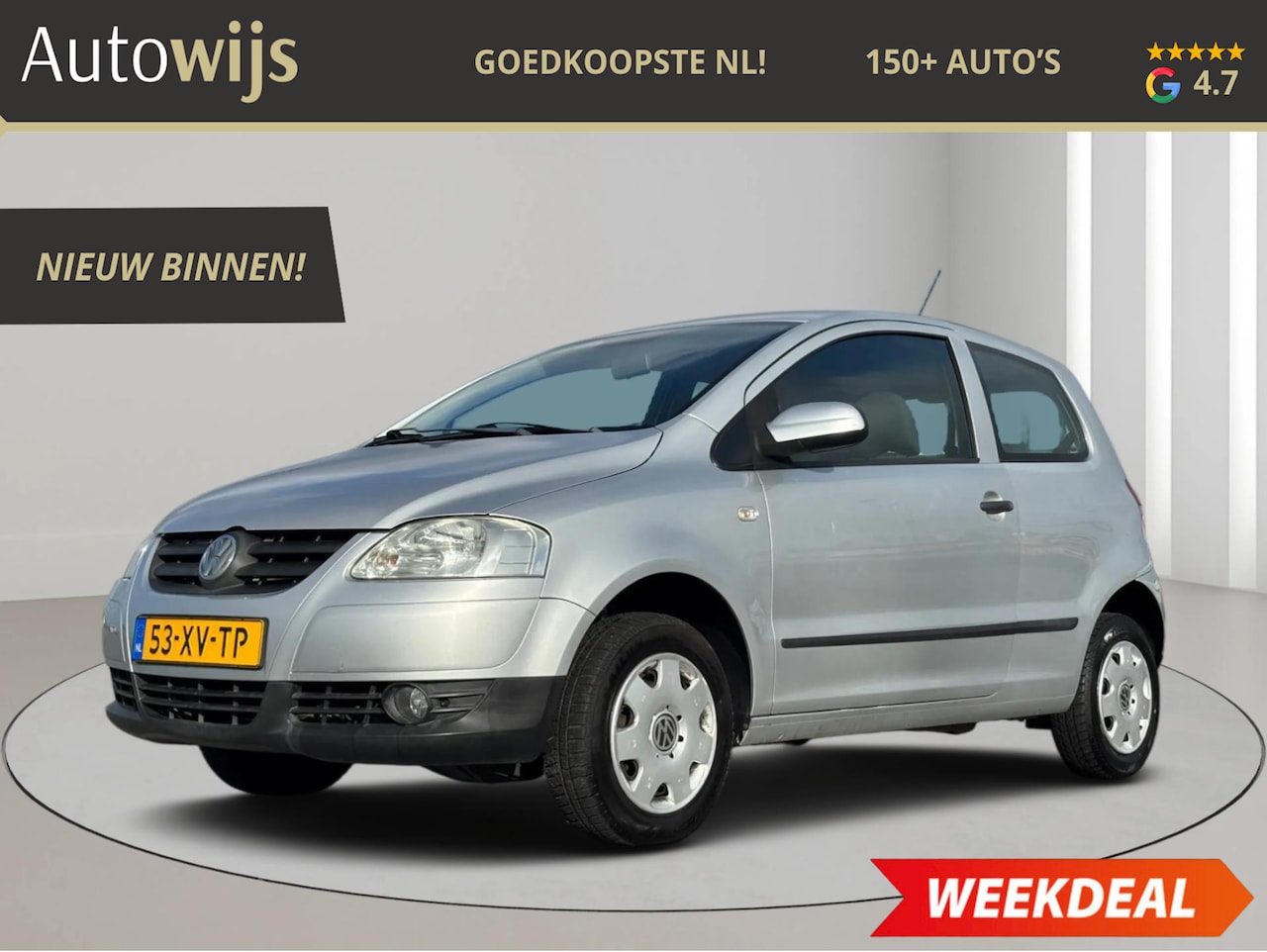 Volkswagen Fox - 1.4 Trendline|Airco|NIEUWE APK|NAP|Goed onderhouden - AutoWereld.nl