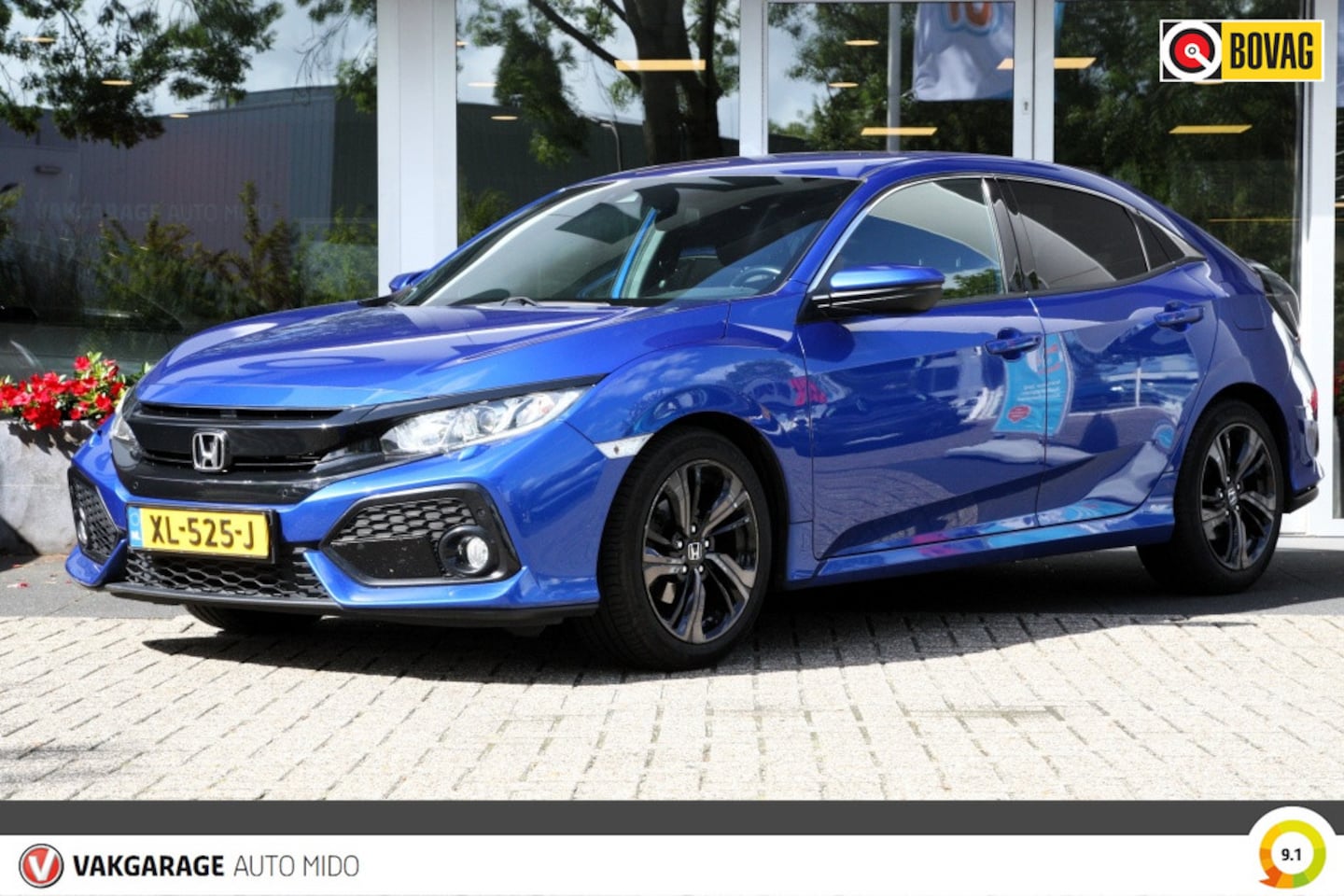 Honda Civic - 1.0 i-VTEC Automaat Premium | NLD auto | Navigatie - AutoWereld.nl