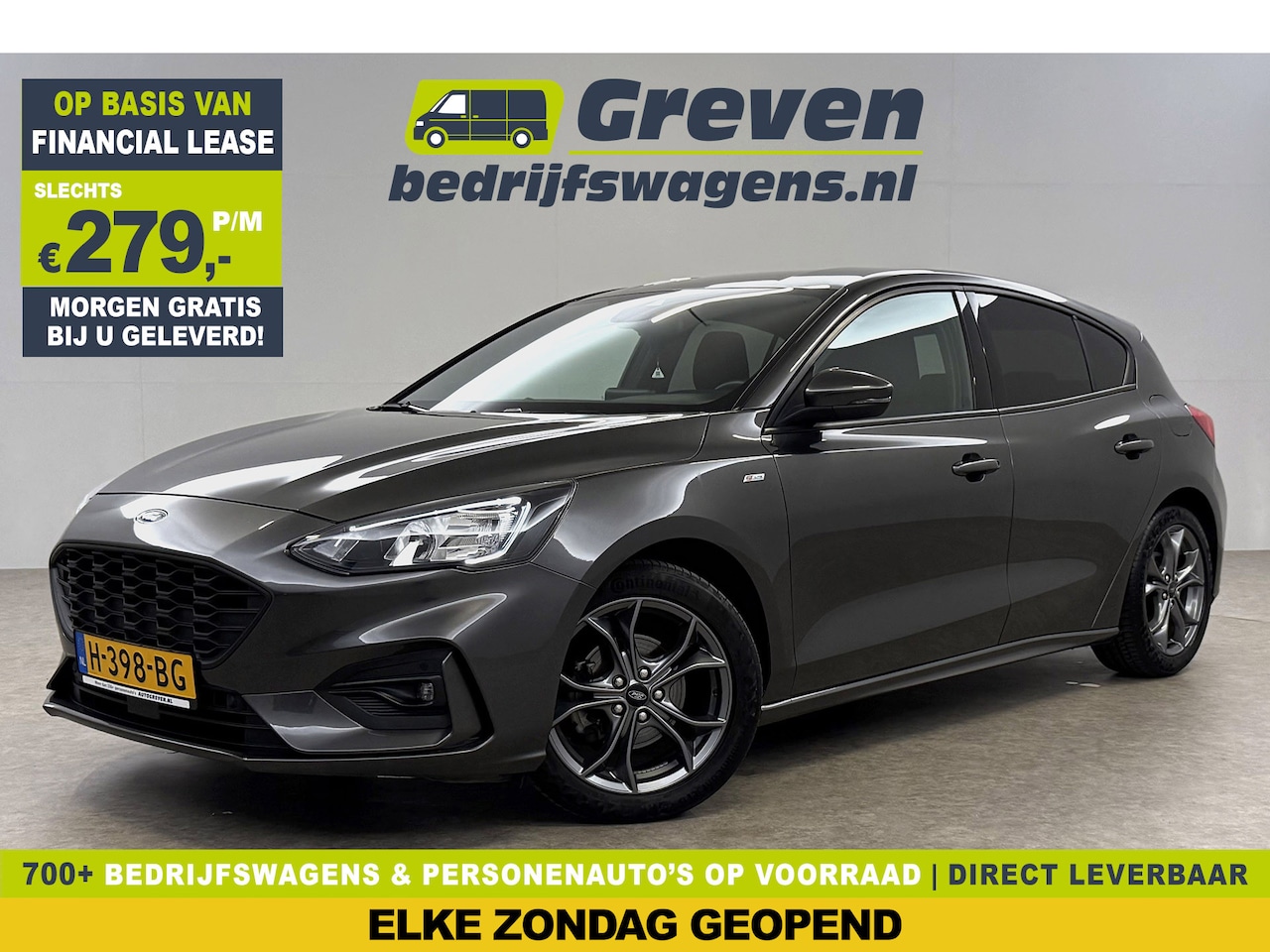 Ford Focus - 1.0 EcoBoost ST Line Business | LED | Carplay | Clima | Cruise | Navigatie | Parkeersens. - AutoWereld.nl