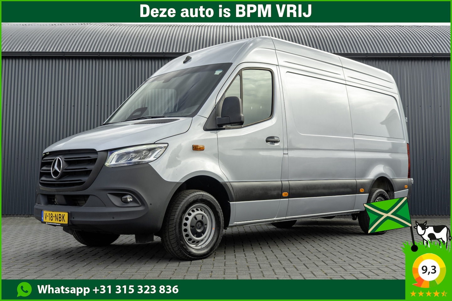 Mercedes-Benz Sprinter - 317 CDI L2H2 | Automaat met Flippers | Mbux | Camera | CarPlay | Navi | Climate | Cruise | - AutoWereld.nl