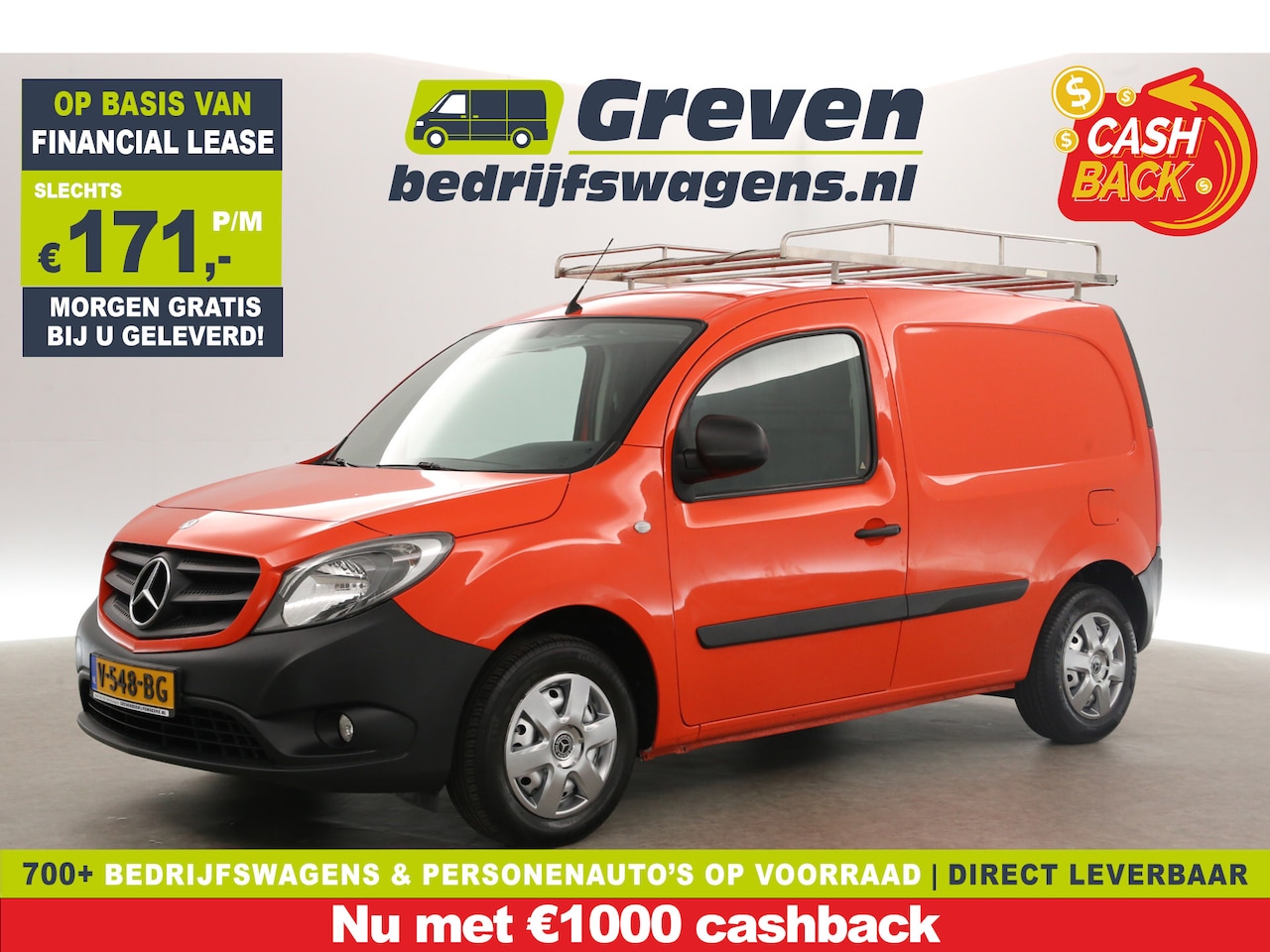 Mercedes-Benz Citan - 108 CDI BlueEFFICIENCY L1H1 | MARGE! | Airco Cruise Trekhaak PDC Imperiaal Elektrpakket - AutoWereld.nl